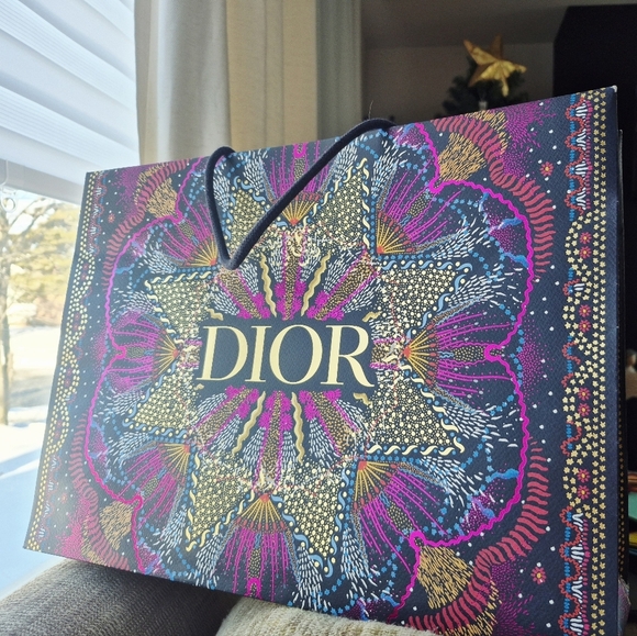 Dior Handbags - Luxury Christian  Dior Holiday Toile Dior Multicolor Designergift  Bag 16.5x5x12